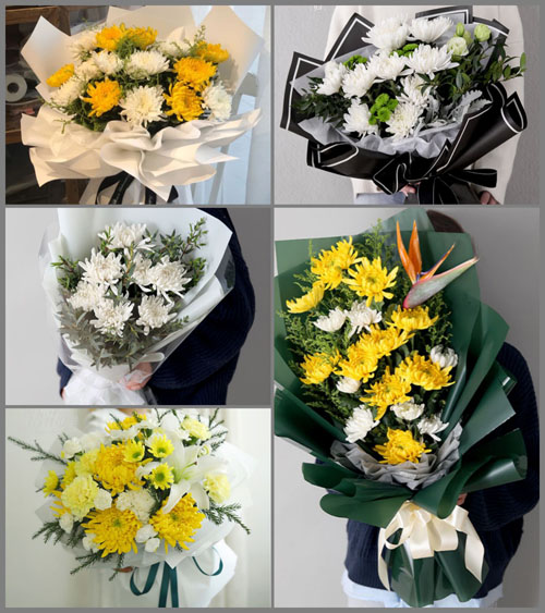 内蒙古呼和浩特清水河县北堡乡白事花束代送